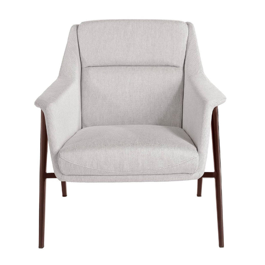 Angel Cerdá modern törtfehér design fotel front nézet