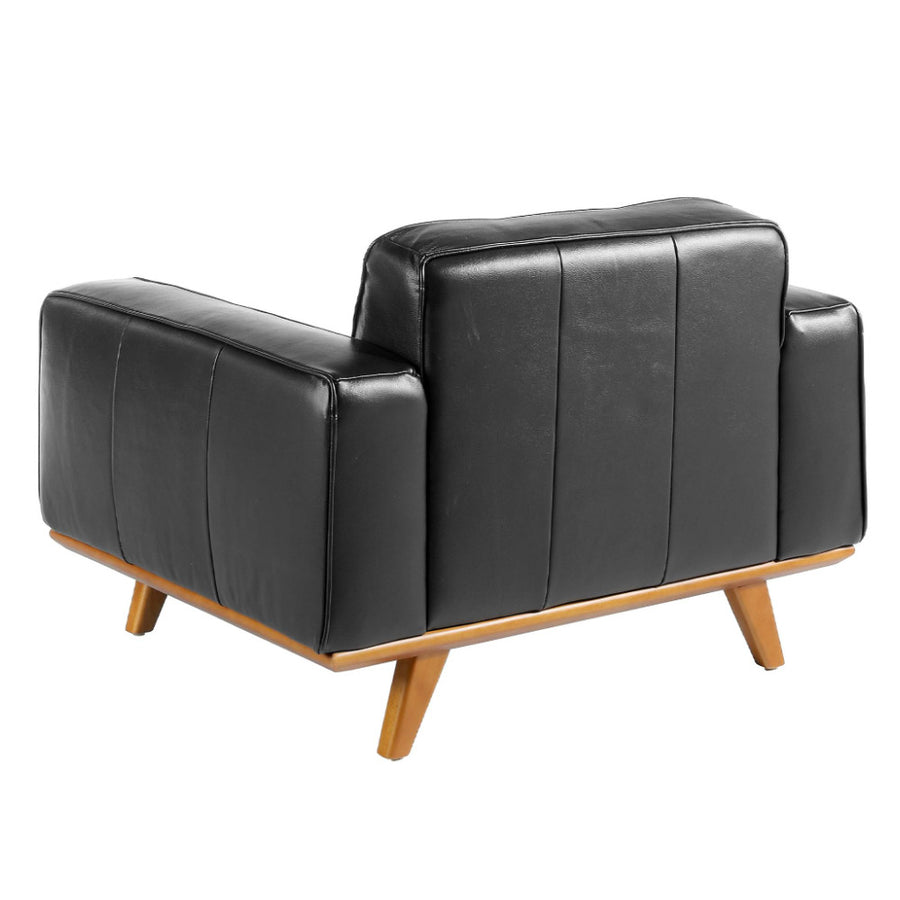 Angel Cerdá design fotel hátulnézet diófa lábakkal