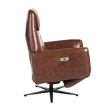 Angel Cerdá motoros relax fotel oldalnézet vezérlőpanellel