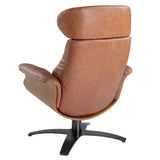 Angel Cerdá karamell design fotel hátulnézet forgó talppal