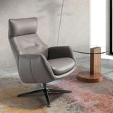 Angel Cerdá bőr pihenőfotel modern enteriőrben