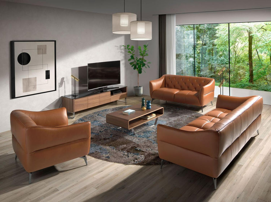 Angel Cerdá barna design fotel teljes ülőgarnitúra részeként