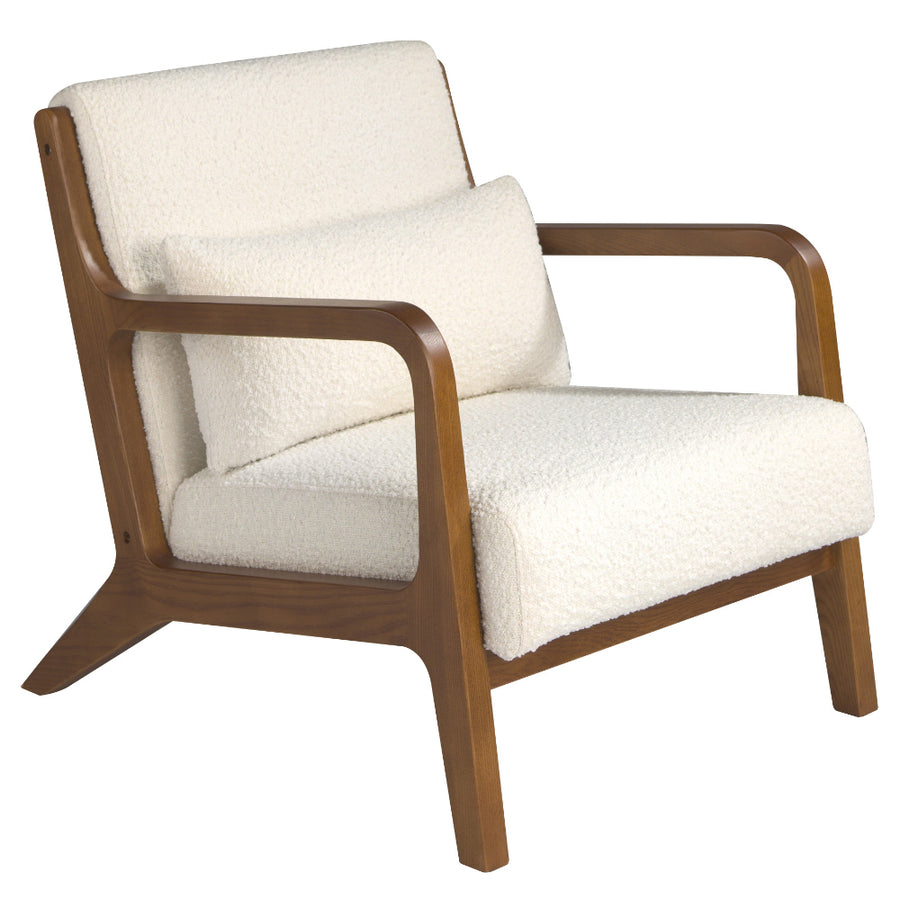 Kortárs fotel fehér 74 cm