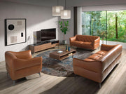 Angel Cerdá agyagbarna design kanapé modern, elegáns nappali térben
