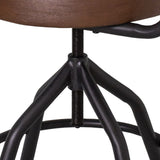 A Factory kollekció bárszékének autentikus, menetes ülésmagasság szabályzója.