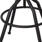 Kör alakú lábtartó. Fém szerket. Factory kollekció.