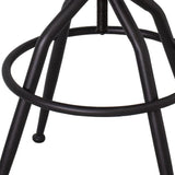 Kör alakú lábtartó. Fém szerket. Factory kollekció.