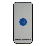 Vintage stílusú, függeszthető, kék-bézs színű dekorációs hőlégballon LED világítással