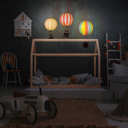 Gyermekszoba szivárványos LED-es hőlégballonnal