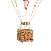 Vintage stílusú, függeszthető, szivárványszínű dekorációs hőlégballon