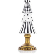 Glamour stílusú fenyőkúp talapzata és mintázatott alsó elem részletfotó