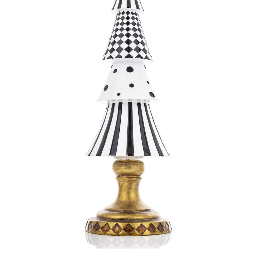 Glamour stílusú fenyőkúp talapzata és mintázatott alsó elem részletfotó