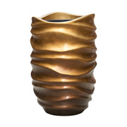 BAQ Gradient kézzel festett kaspó Matt Honey – színátmenetes, meleg tónusú, plasztikus felületű beltéri kaspó.