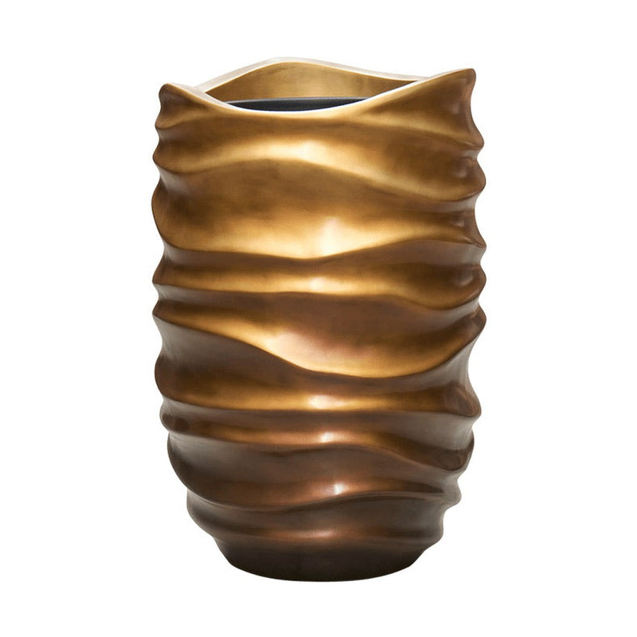 BAQ Gradient kézzel festett kaspó Matt Honey – színátmenetes, meleg tónusú, plasztikus felületű beltéri kaspó.