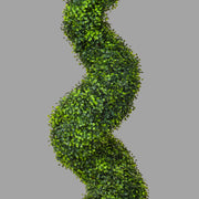 Élethű, UV-álló kialakítású, 150 cm magas, zöld színű buxus bokor műnövény