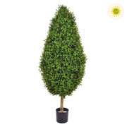 Élethű, UV-álló, zöld színű buxus fa műnövény
