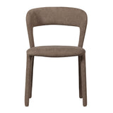 Kortárs stílusú, 76 cm magas, taupe színű buklé kárpitozású étkezőszék