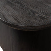 Kortárs stílusú, nagyméretű, sötétbarna színű, étkezőasztal