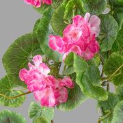 UV-álló mű muskátli csüngő 80 cm rózsaszín GERANIUM