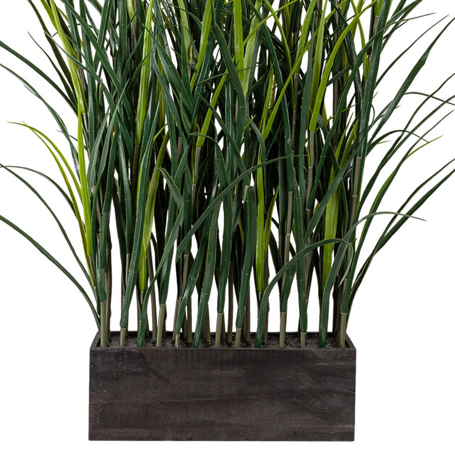 120 cm magas és 30 cm hosszú, élethű, díszfű térelválasztó faládában