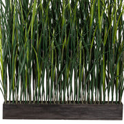 150 cm magas és 90 cm hosszú, élethű, mesterséges díszfű térelválasztó faládában