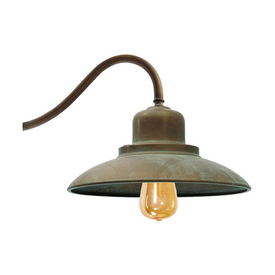 Loft stílusú, rézből készült falikar lámpa