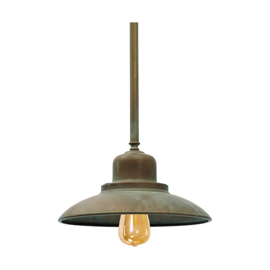 Loft stílusú, rézből készült függeszték lámpa