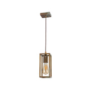 CUBIC ipari stílusú réz függeszték 72 cm E27