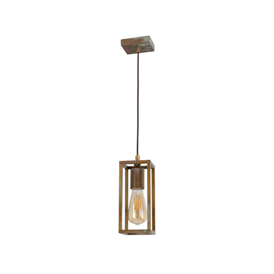 CUBIC ipari stílusú réz függeszték 72 cm E27