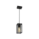 CUBIC ipari stílusú réz függeszték 72 cm E27