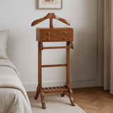 mahagónifából készült, klasszikus, koloniál stílusú kézműves szobainas