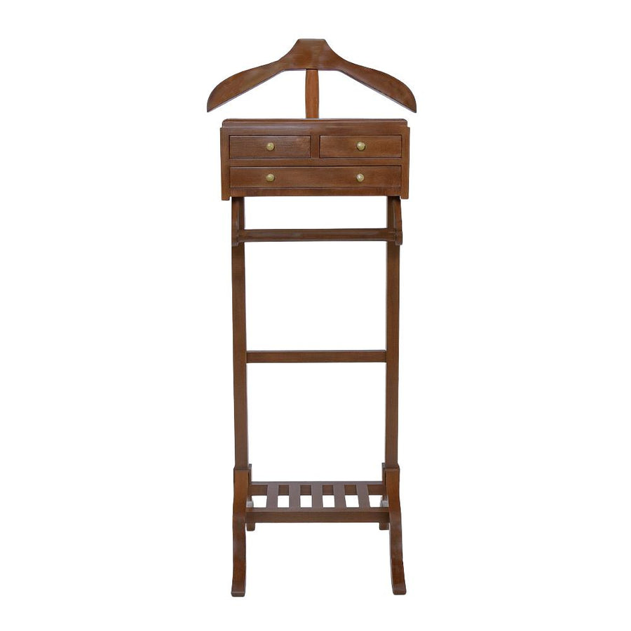 mahagónifából készült, klasszikus, koloniál stílusú kézműves szobainas