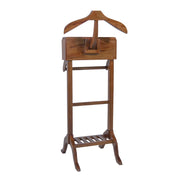 mahagónifából készült, klasszikus, koloniál stílusú kézműves szobainas