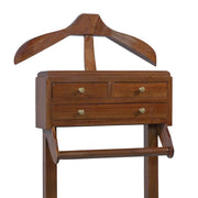 mahagónifából készült, klasszikus, koloniál stílusú kézműves szobainas