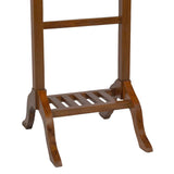 mahagónifából készült, klasszikus, koloniál stílusú kézműves szobainas