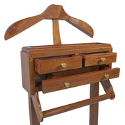 mahagónifából készült, klasszikus, koloniál stílusú kézműves szobainas