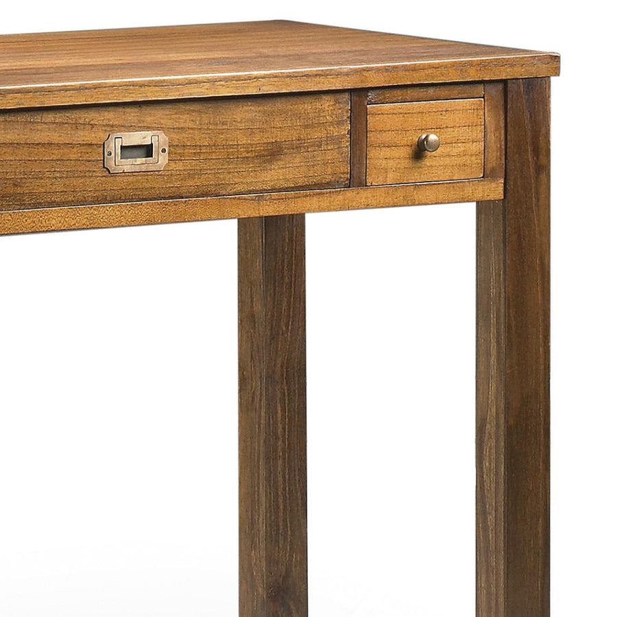 Loft stílusú, mindifából készült, tömörfa íróasztal