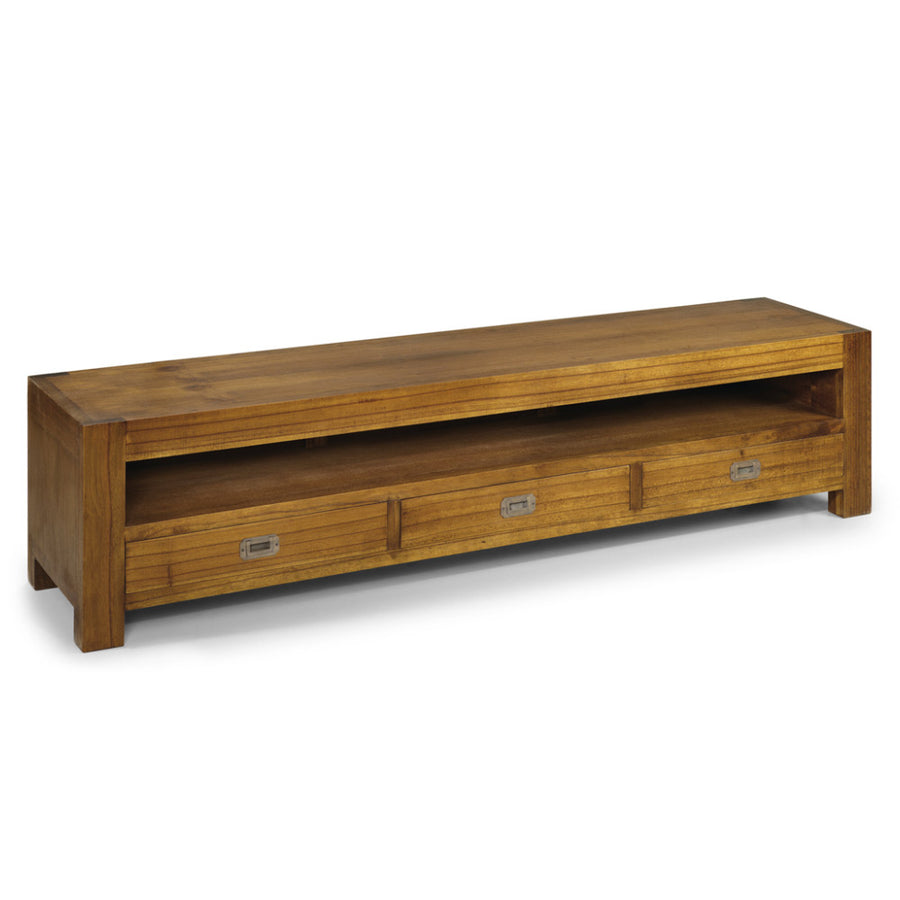 Loft stílusú, mindifából készült, kézműves TV szekrény 