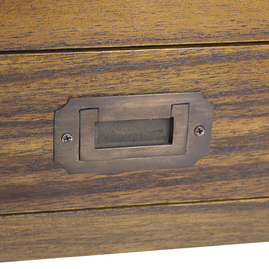 Loft stílusú, mindifából készült, kézműves TV szekrény 