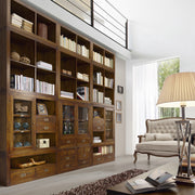 Loft stílusú, mindifából készült, kézműves, moduláris polc elem.