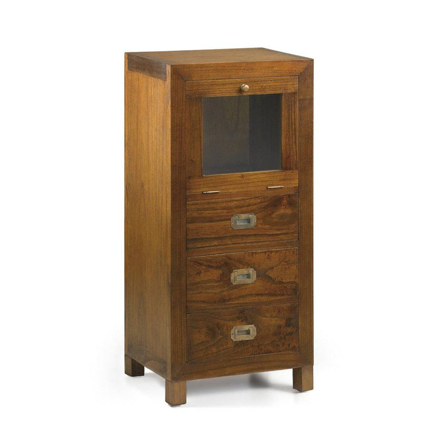 Loft stílusú, mindifából készült, kézműves, moduláris komód elem