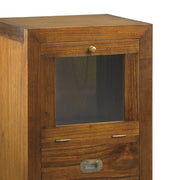 Loft stílusú, mindifából készült, kézműves, moduláris komód elem