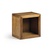 Loft stílusú, mindifából készült, kézműves, moduláris polcos elem