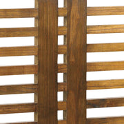 Loft stílusú, tömör mindifából készült, lécezett kivitelezésű, ágyvég.