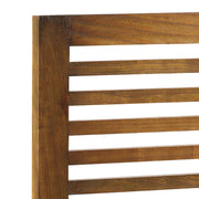 Loft stílusú, tömör mindifából készült, lécezett kivitelezésű, ágyvég.