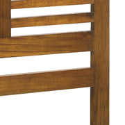 Loft stílusú, tömör mindifából készült, lécezett kivitelezésű, ágyvég.