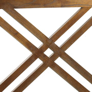 Loft stílusú, 100 hosszú, tömör mindifából készült, keresztrácsos kialakítású ágyvég