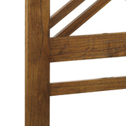 Loft stílusú, 100 hosszú, tömör mindifából készült, keresztrácsos kialakítású ágyvég