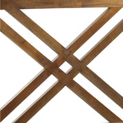 Loft stílusú, 165 cm hosszú, tömör mindifából készült, keresztrácsos kialakítású ágyvég