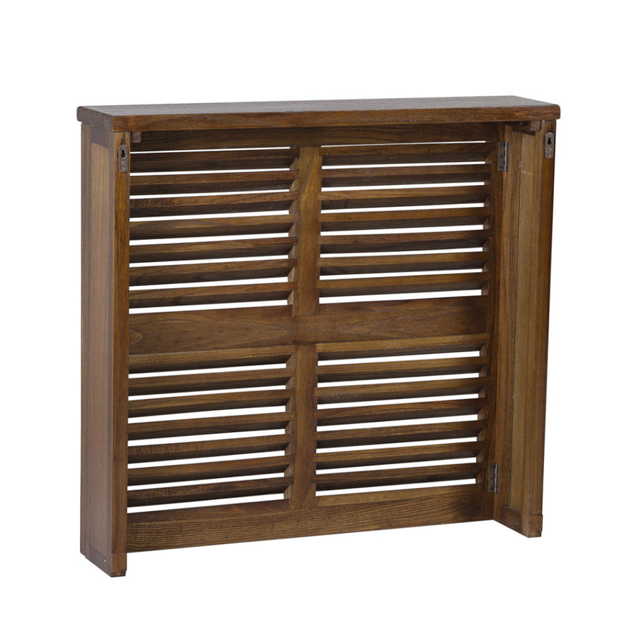 Loft stílusú, mindifából készült falra akasztható radiátortakaró burkolat